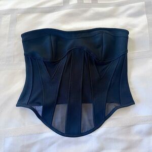 Karen Millen Black Structured Bustier